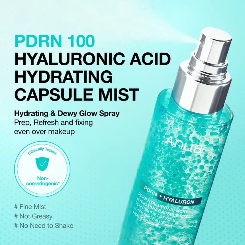 PDRN Hyaluronic Acid Hydrating Capsule Mist Texture