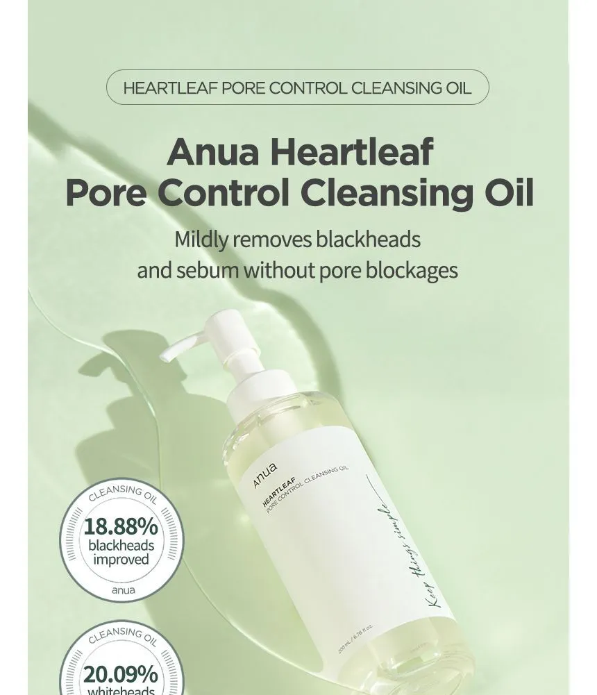  Heartleaf Pore Control Cleansing Oil Texture
