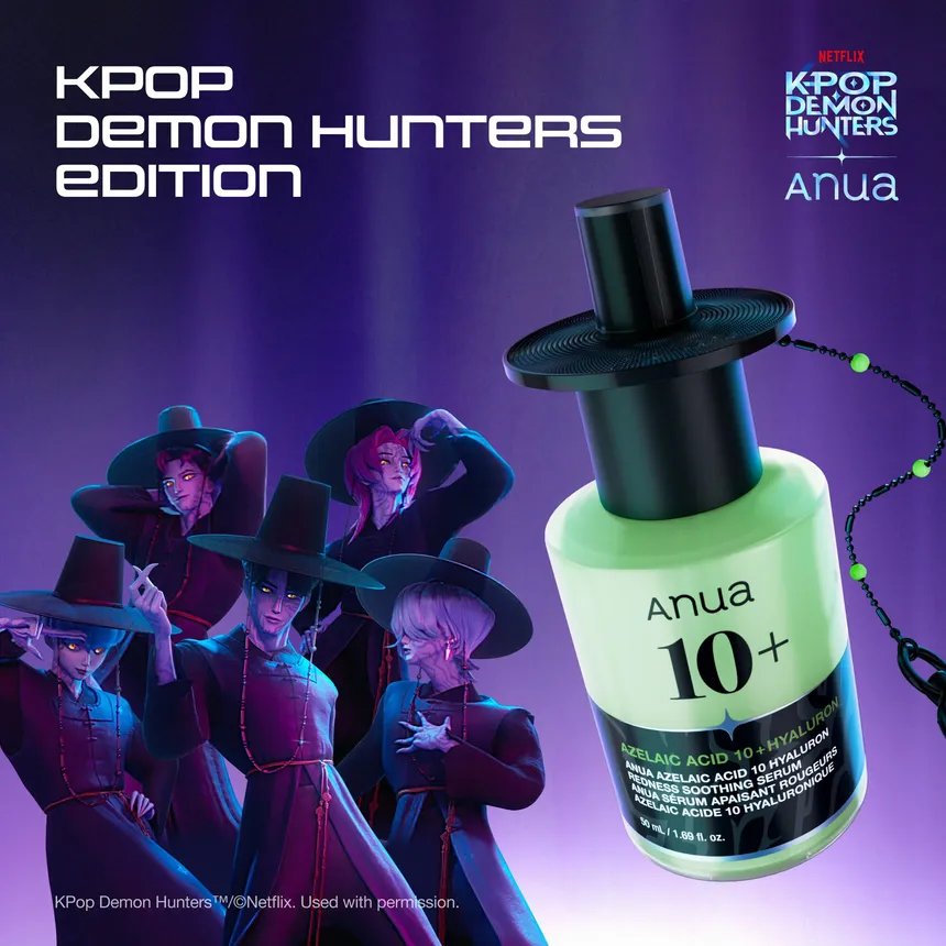 Kpop Demon Hunters Azelaic Acid 10 Hyaluron Redness Soothing Serum Set Texture