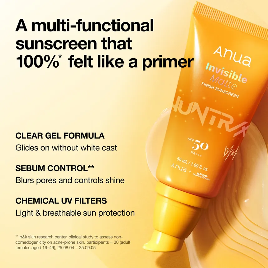  Kpop Demon Hunters Invisible Matte Finish Sunscreen Product image