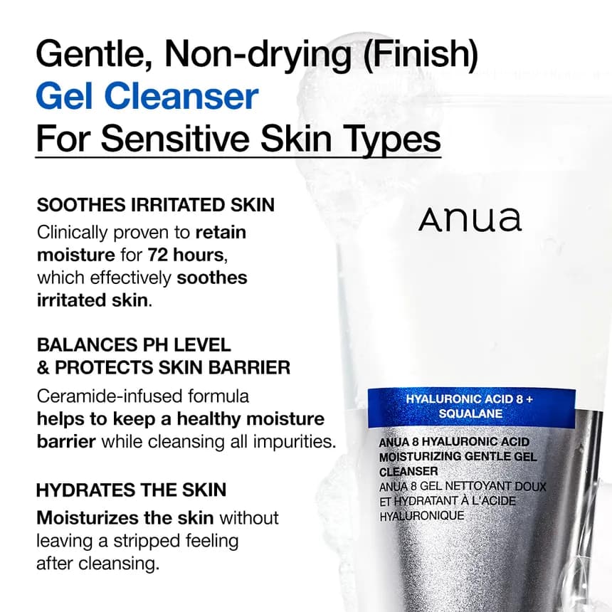  8 Hyaluronic Acid Moisturizing Gentle Gel Cleanser Product image