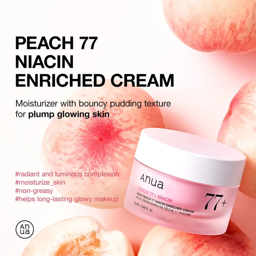 Peach 77 Niacin Enriched Cream Texture