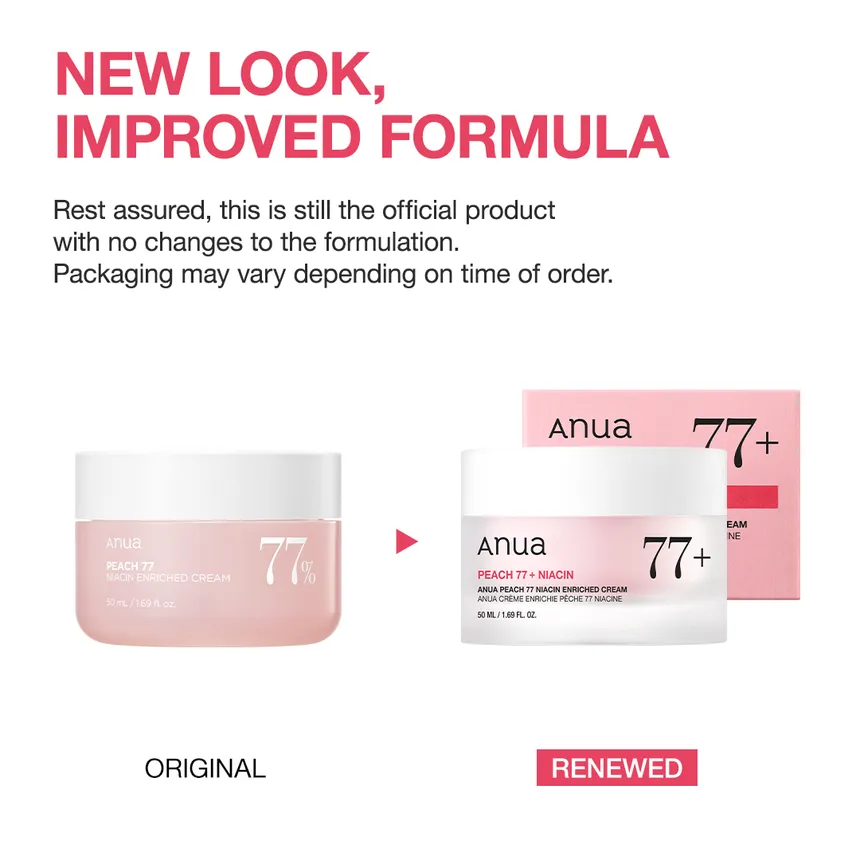 Peach 77 Niacin Enriched Cream Product image
