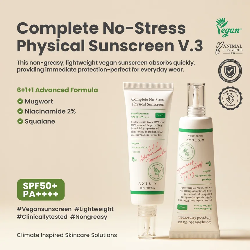 Complete No-Stress Physical Sunscreen (V3) OTC Version Texture