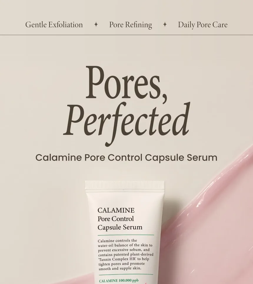 Calamine Pore Control Capsule Serum Texture