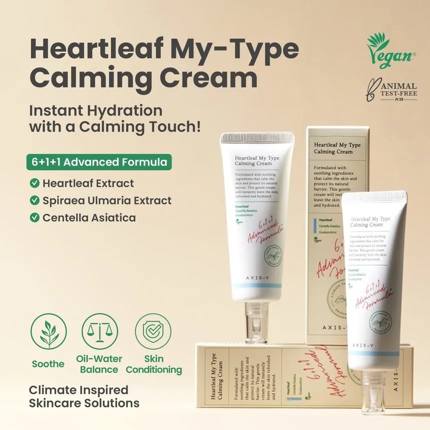 Heartleaf My Type Calming Cream Texture
