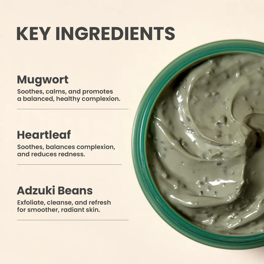 Mugwort Pore Clarifying Wash Off Pack Product image