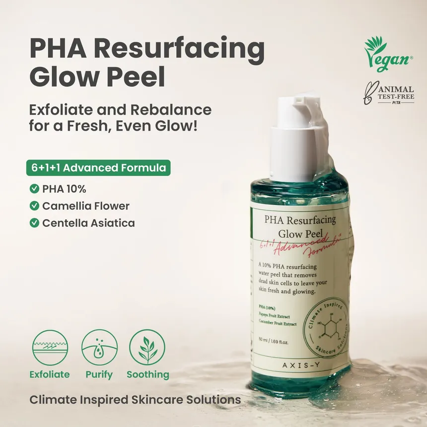 PHA Resurfacing Glow Peel Texture
