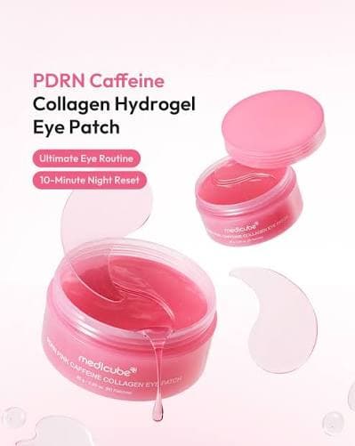 PDRN Pink Caffeine Collagen Eye Patch Texture