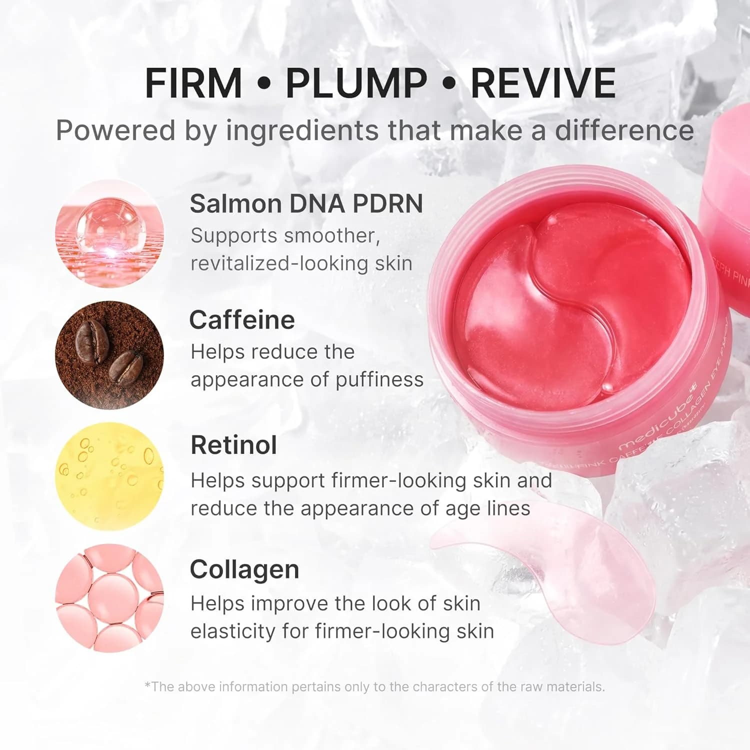 PDRN Pink Caffeine Collagen Eye Patch Product image