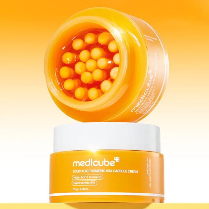  Kojic Acid Turmeric Vita Capsule Cream Texture