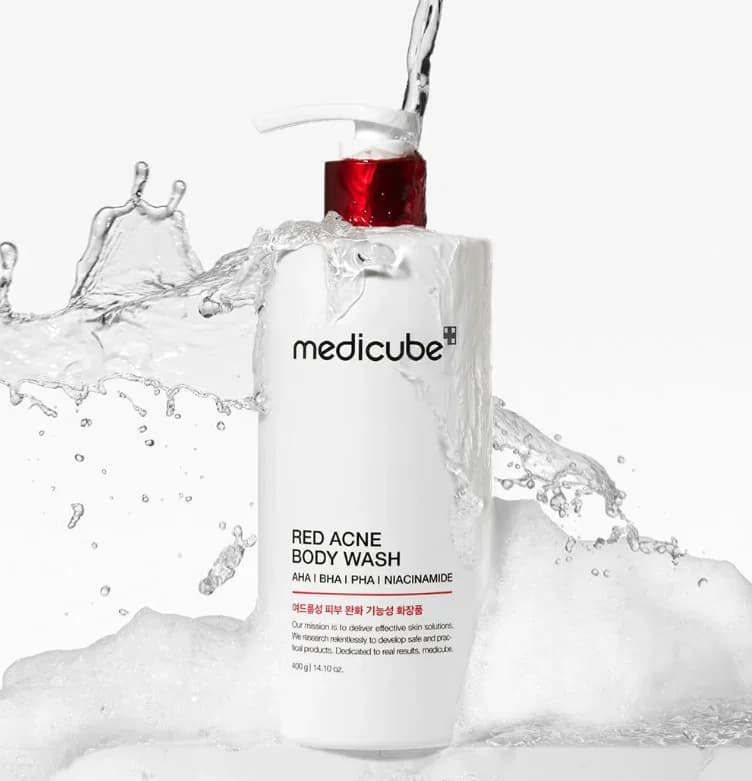  Red Acne Body Wash Product front