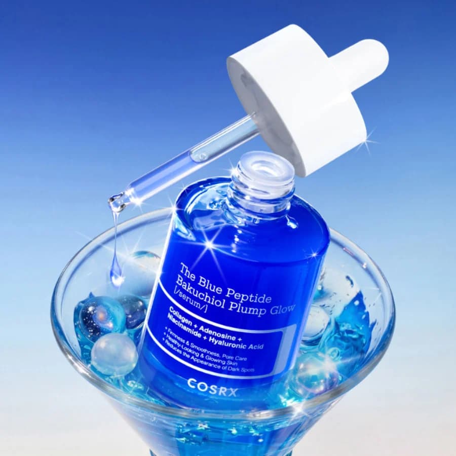  The Blue Peptide Bakuchiol Plump Glow Serum Product front