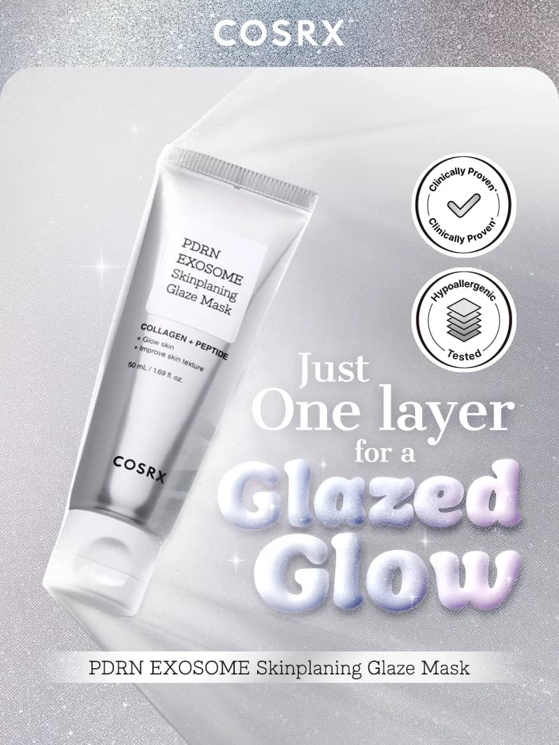  PDRN Exosome Skinplaning Glaze Mask Texture