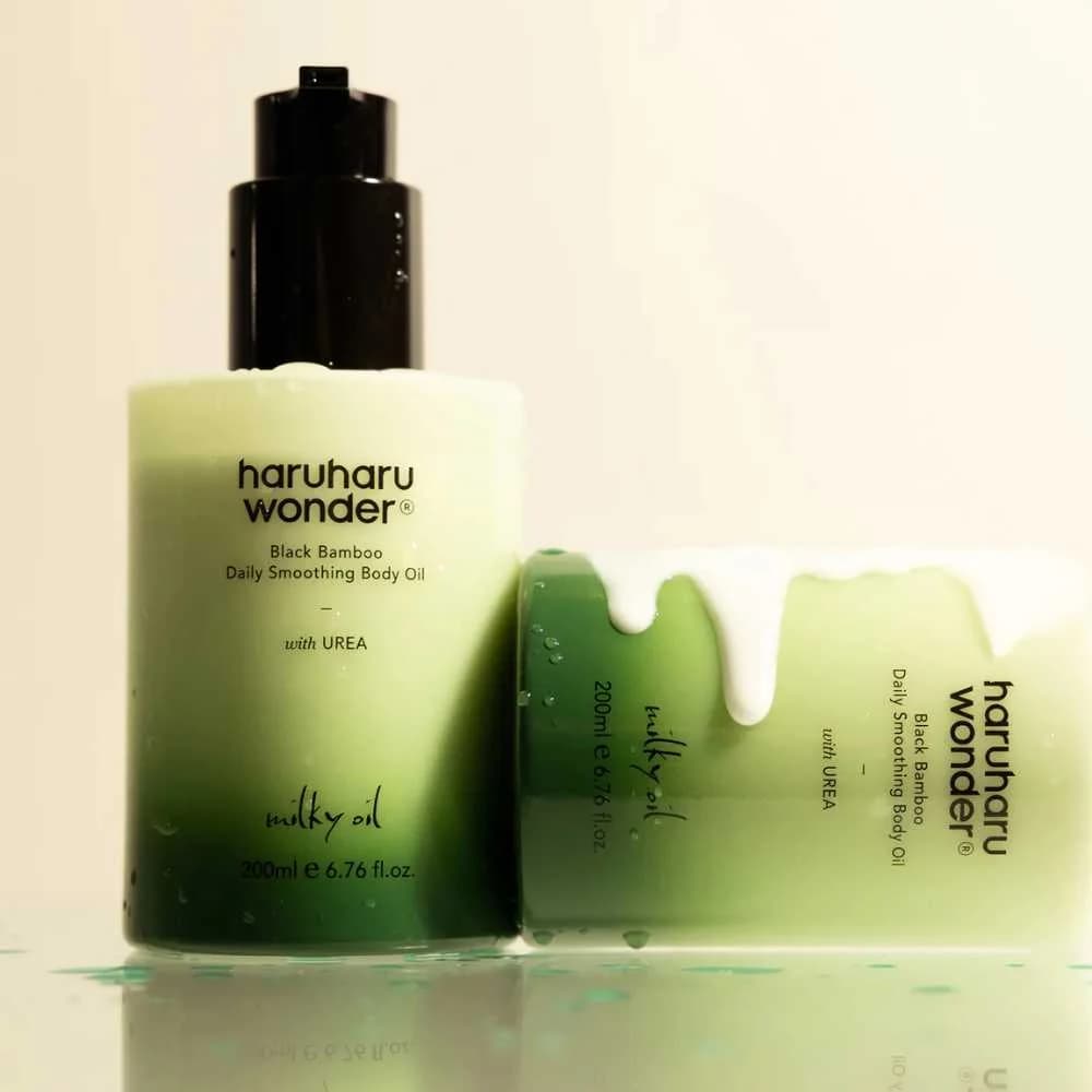 Black Bamboo Daily Smoothing Body Oil Product front