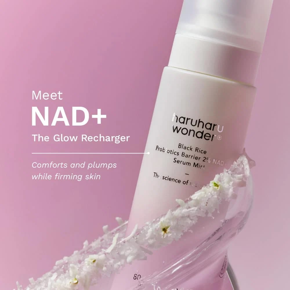 Black Rice Probiotics Barrier 2% NAD+ Serum Mist Texture