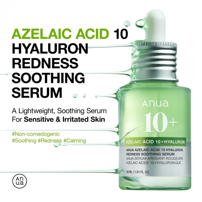 Azelaic Acid 10 Hyaluron Redness Soothing Serum Product overview