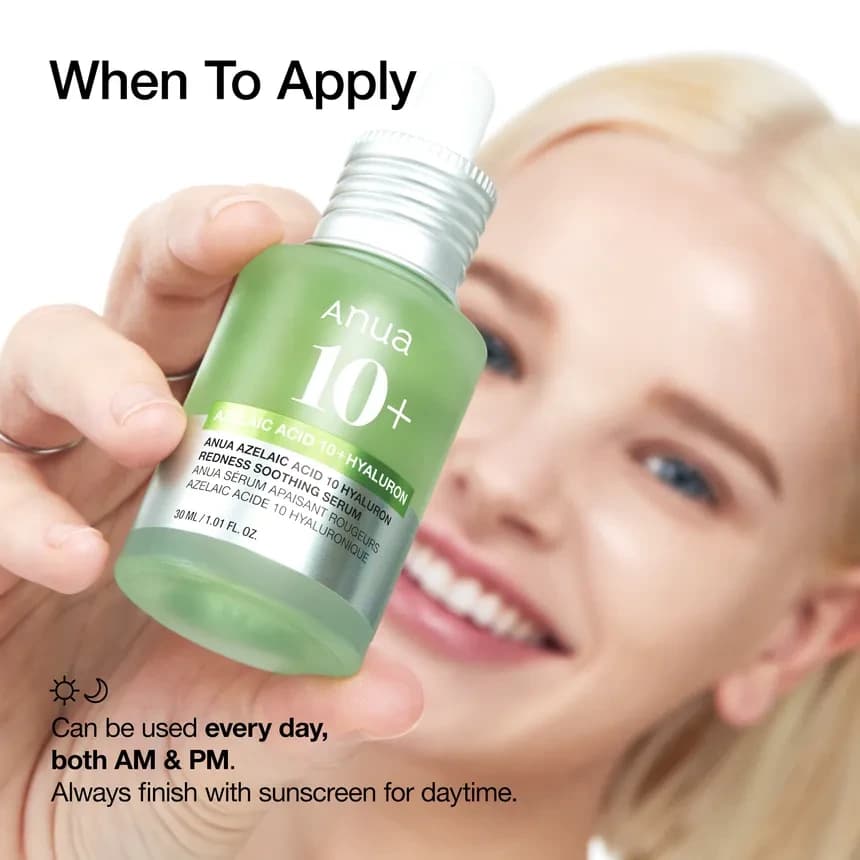 Azelaic Acid 10 Hyaluron Redness Soothing Serum Routine