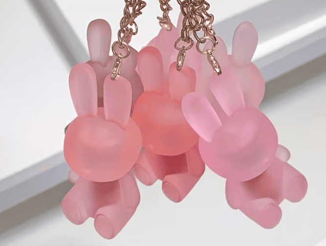 Cute Rabbit Velvet Lip Mud Rabbit charms